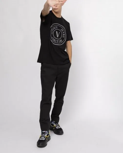 Camiseta Versace Jeans Couture 73GAHT05 Negro