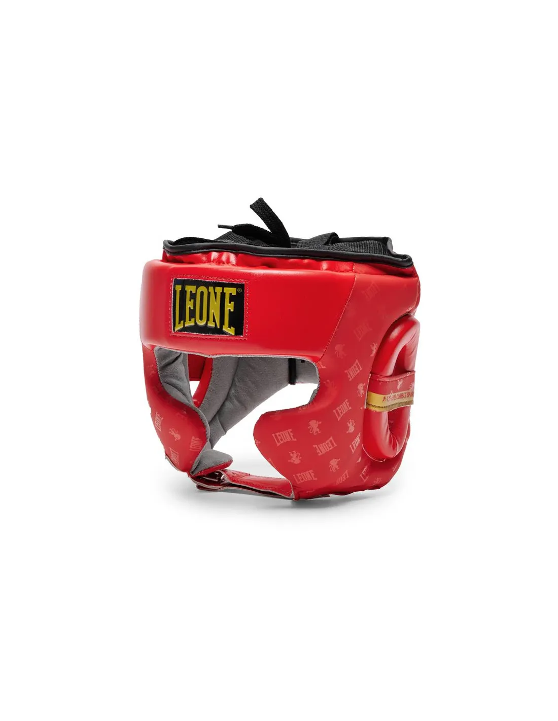 Casco de Boxeo Leone Protector Con Pomulo Dna Rojo