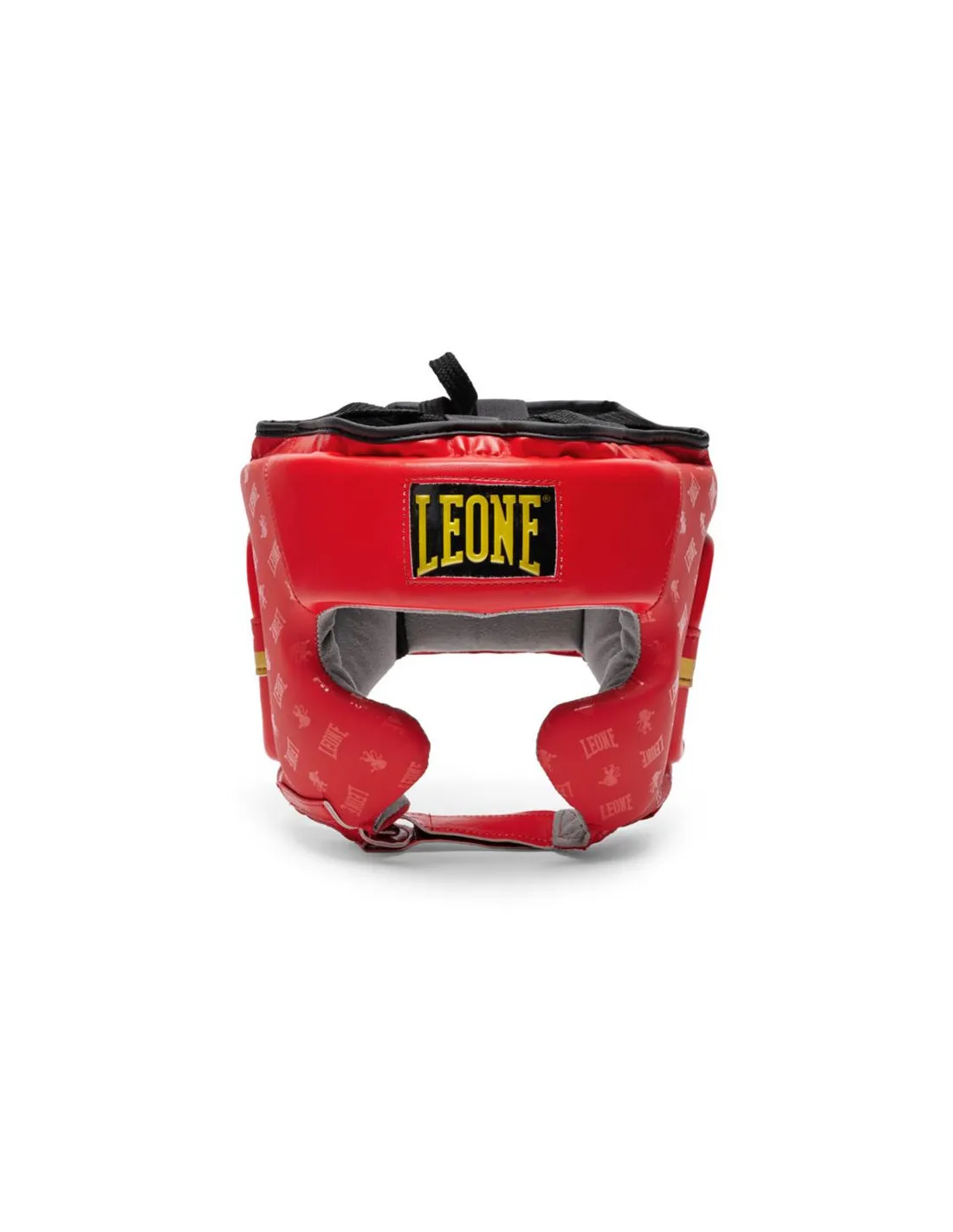 Casco de Boxeo Leone Protector Con Pomulo Dna Rojo