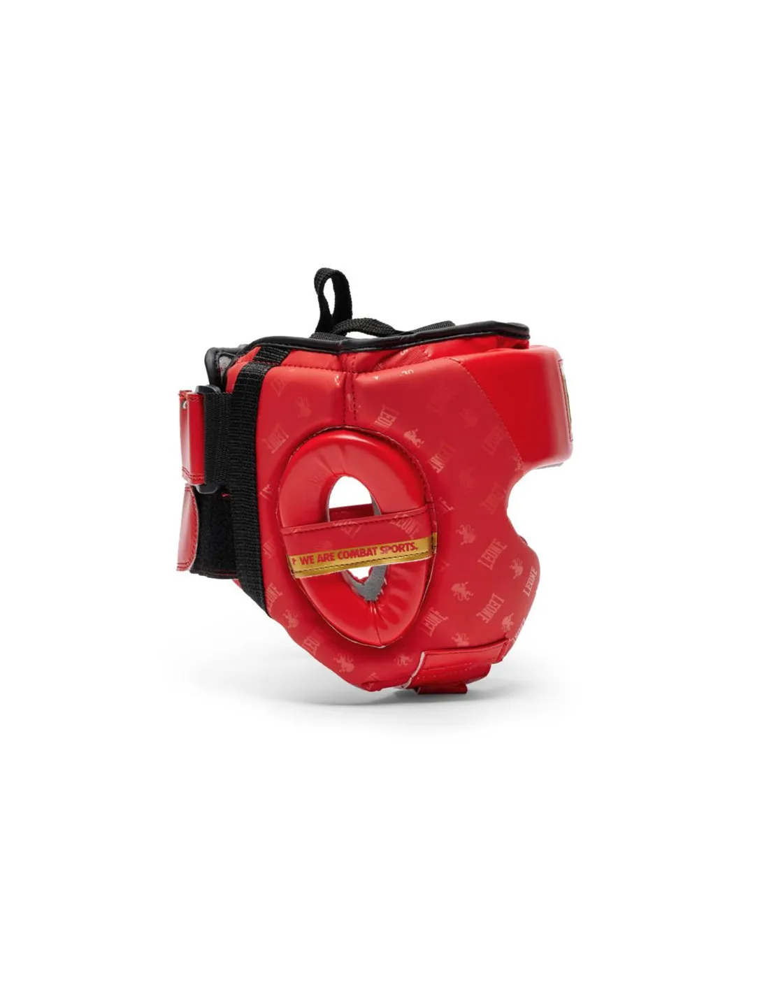 Casco de Boxeo Leone Protector Con Pomulo Dna Rojo