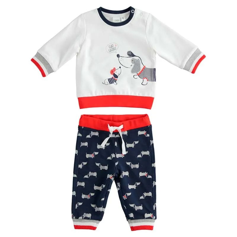 Chandal bebé estampado perritos de iDO