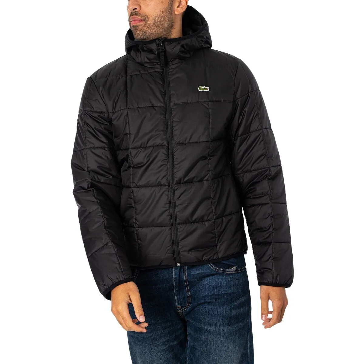 Chaqueta Acolchada Con Logo