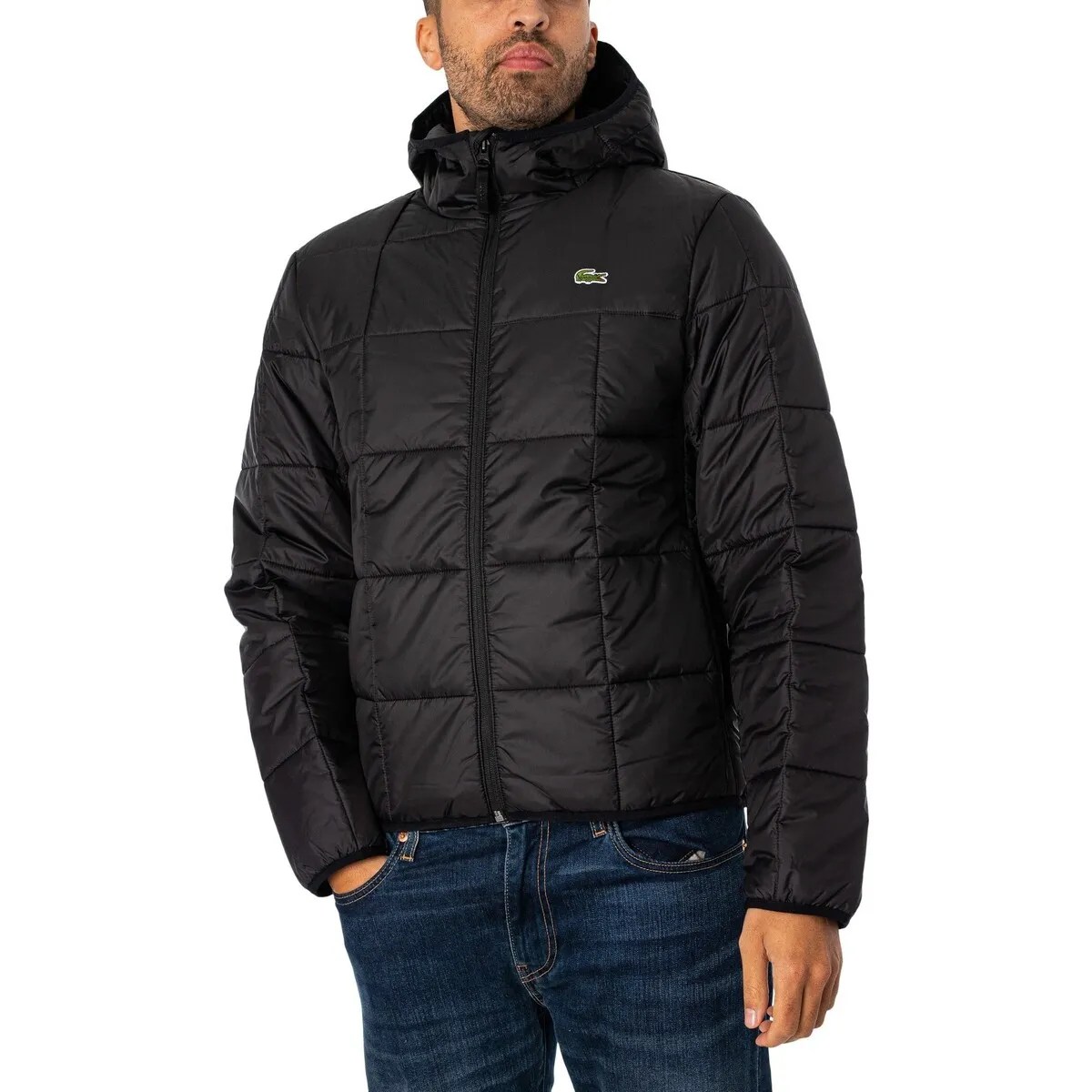 Chaqueta Acolchada Con Logo