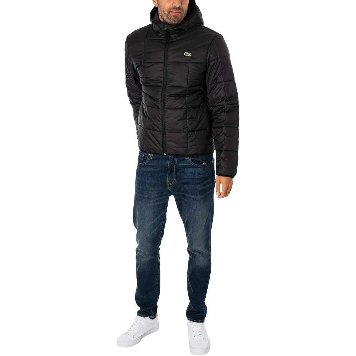 Chaqueta Acolchada Con Logo