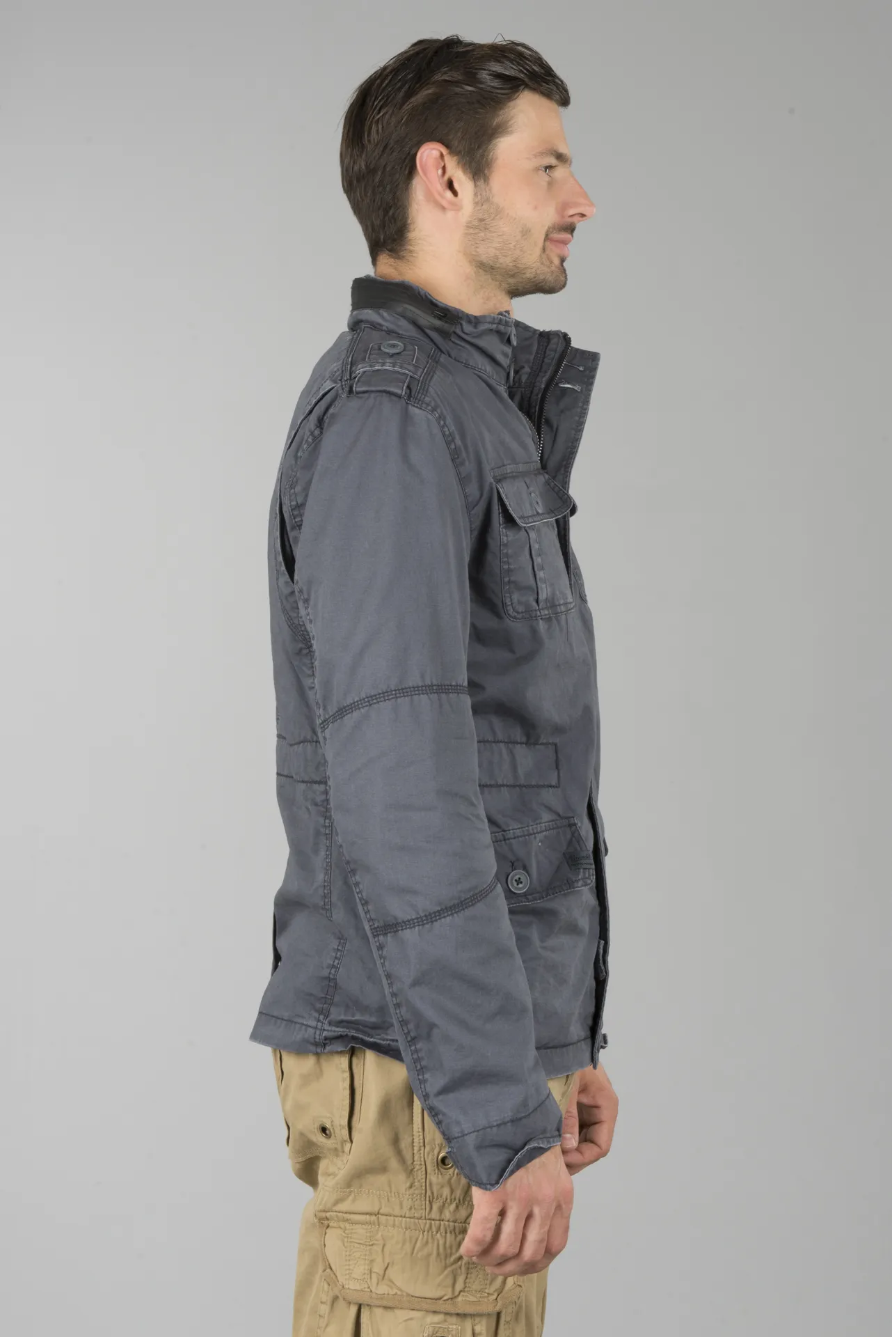 Chaqueta Brandit Britannia Índigo