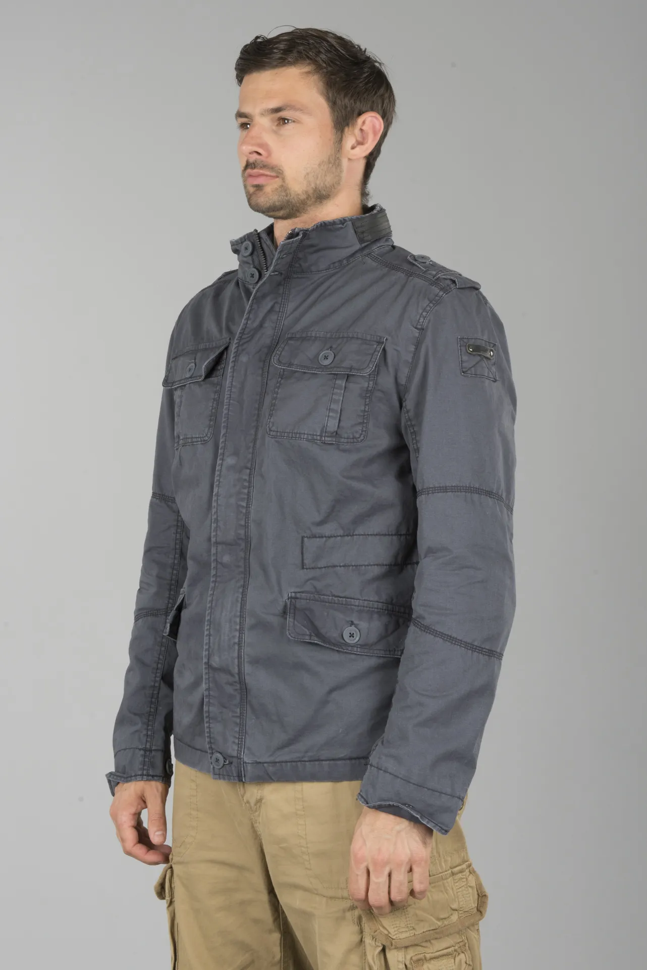 Chaqueta Brandit Britannia Índigo