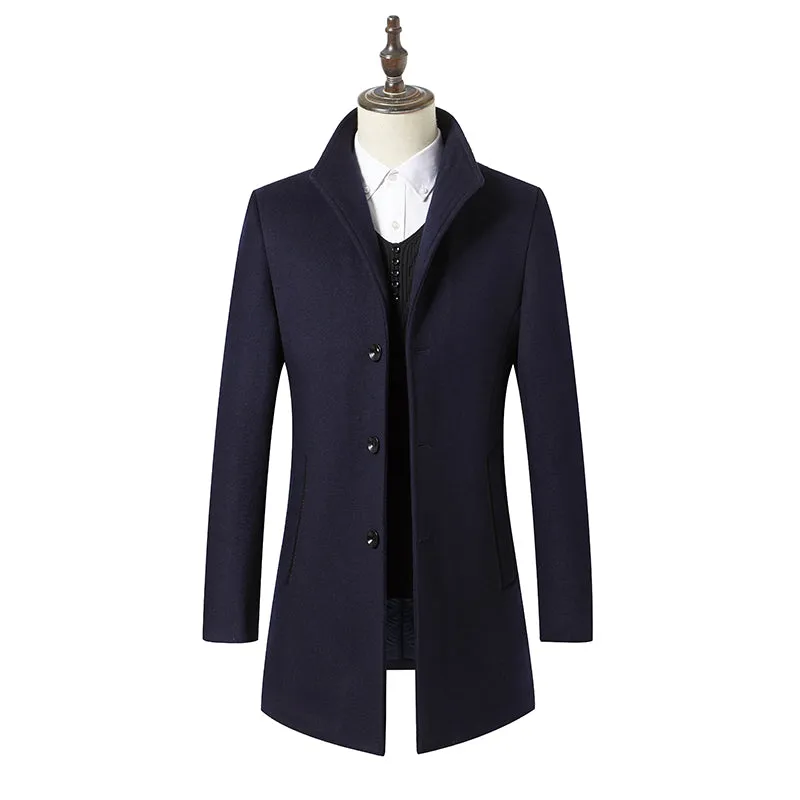 Chaqueta Clásica De Lana Para Hombre