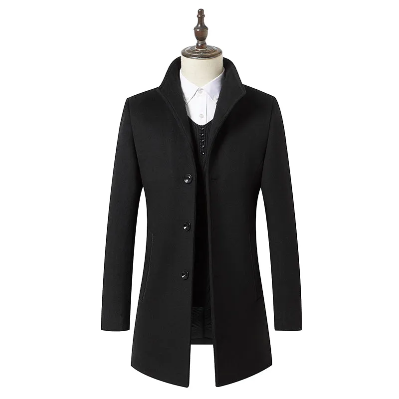 Chaqueta Clásica De Lana Para Hombre