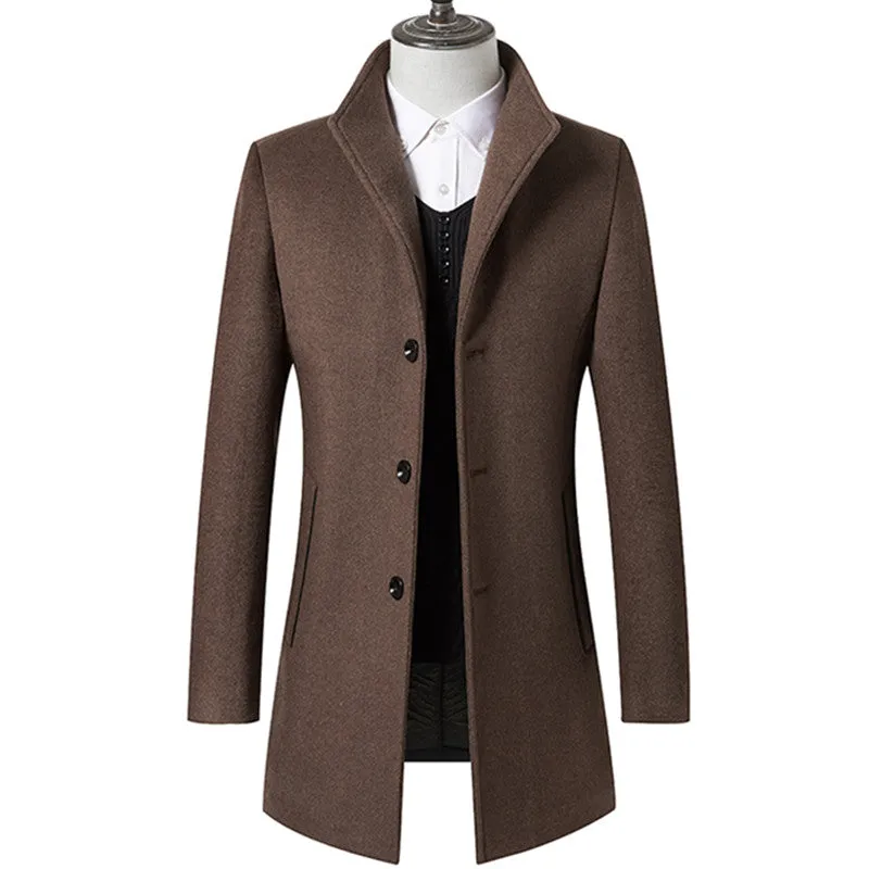 Chaqueta Clásica De Lana Para Hombre