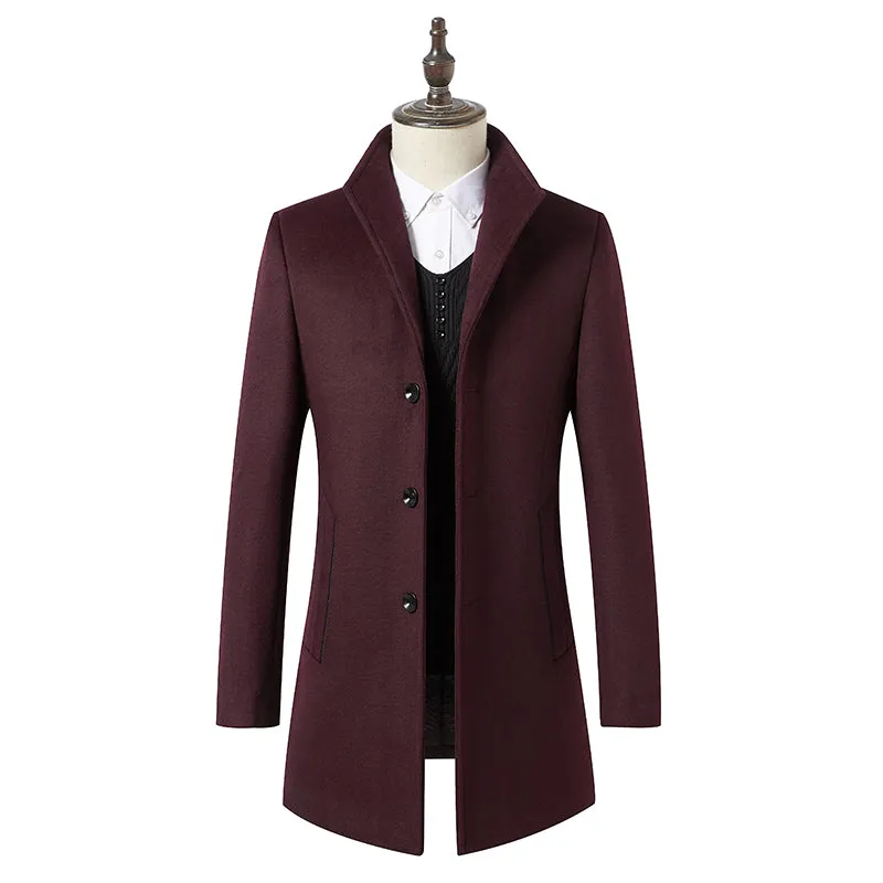 Chaqueta Clásica De Lana Para Hombre