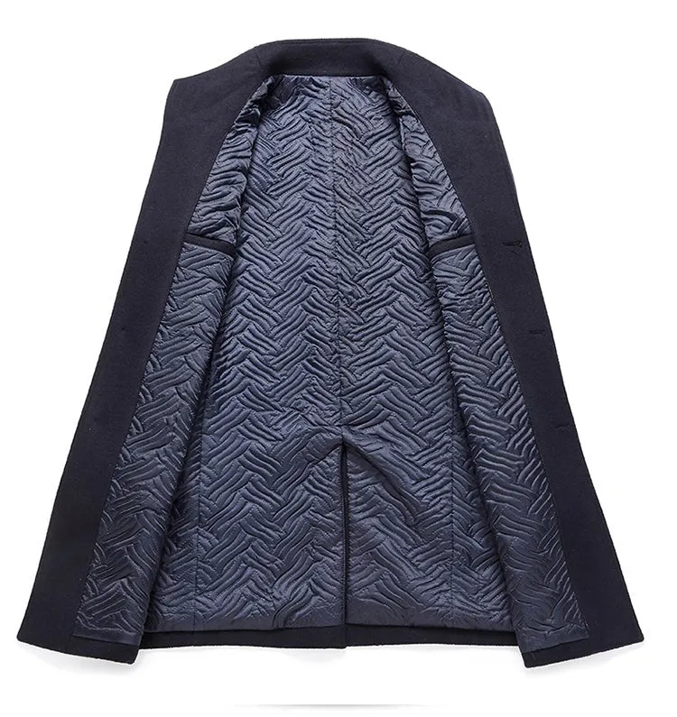 Chaqueta Clásica De Lana Para Hombre