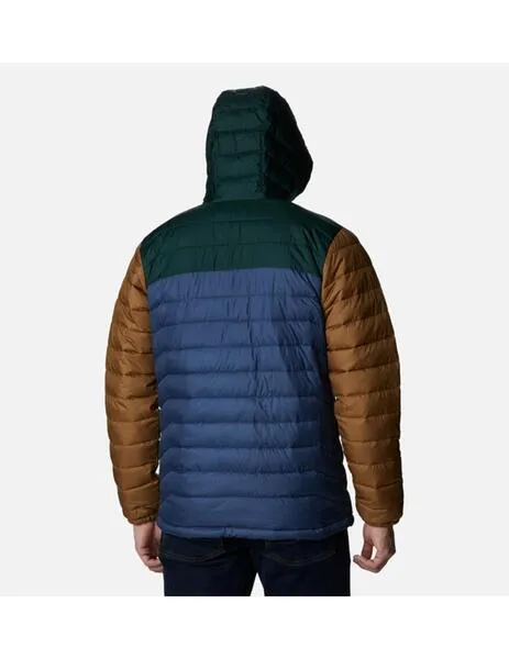 Chaqueta columbia powder lite hooded dark mountain de hombre