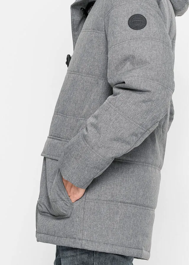 Chaqueta funcional con guateado Gris jaspeado