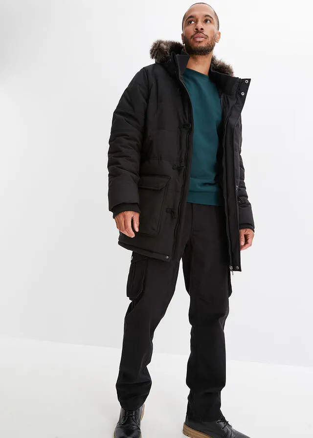 Chaqueta funcional con guateado Negro