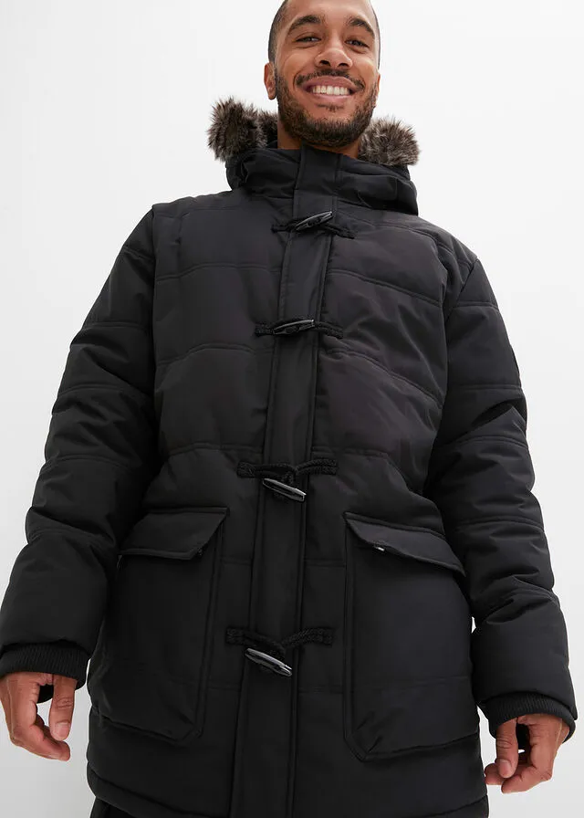 Chaqueta funcional con guateado Negro