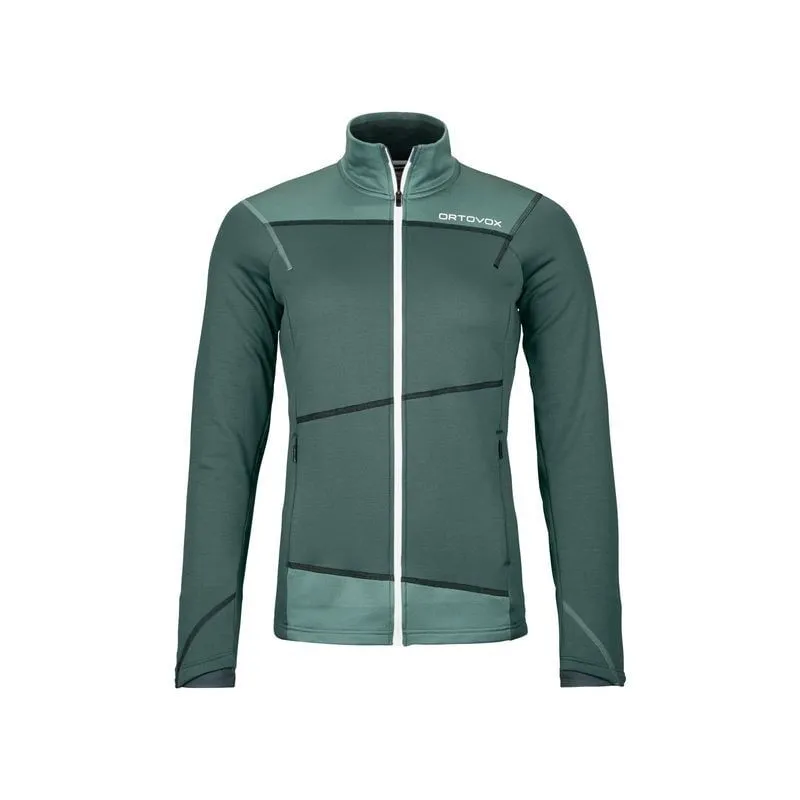 Chaqueta polar para mujer Ortovox FLEECE LIGHT JACKET W (gris ártico oscuro)