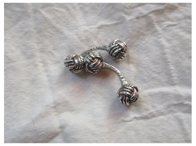 Charvet Gemelos, Plata solida. 
