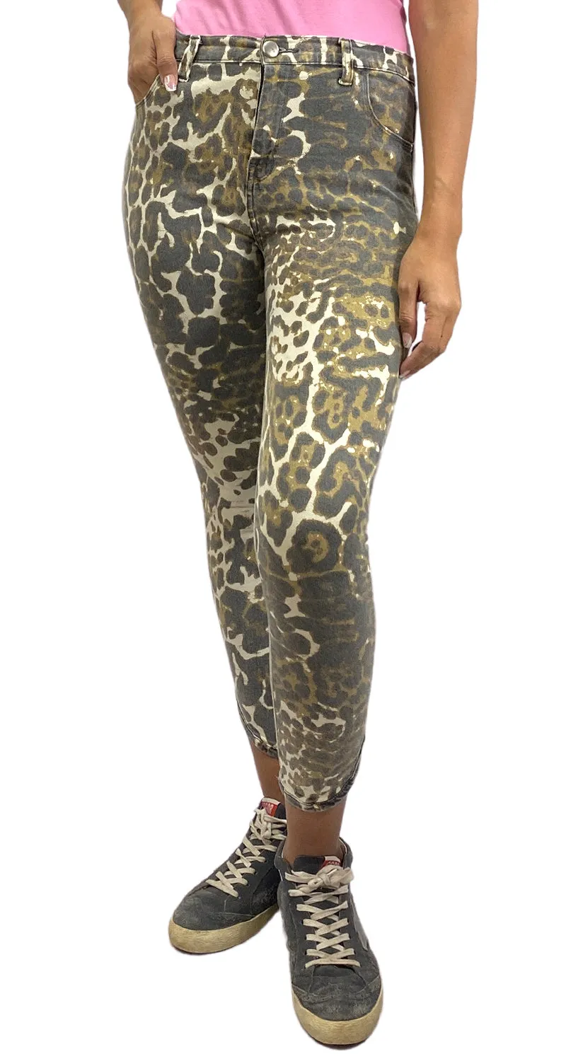 CHER Pantalón Animal Print