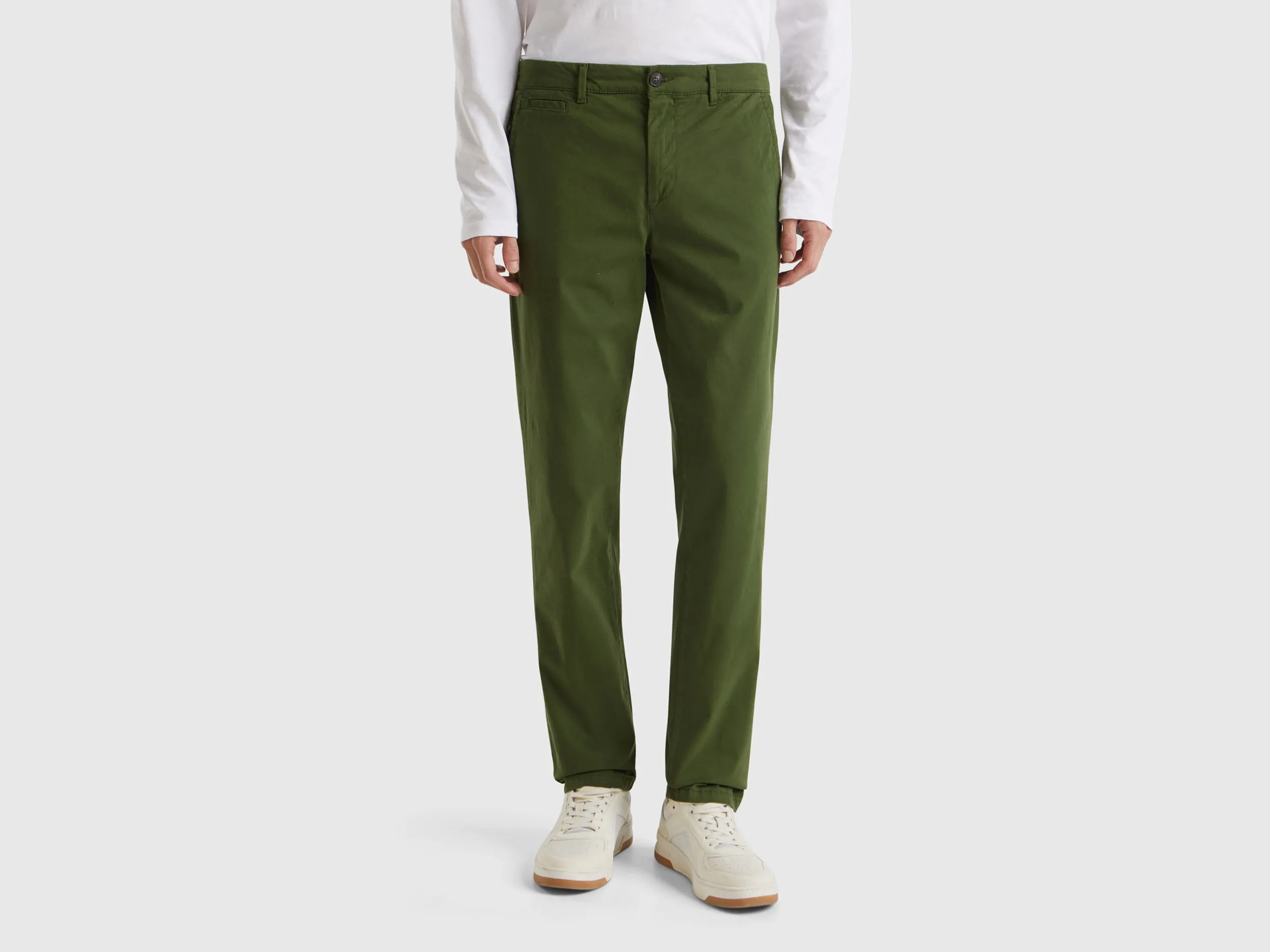 Chinos slim fit verde aceituna