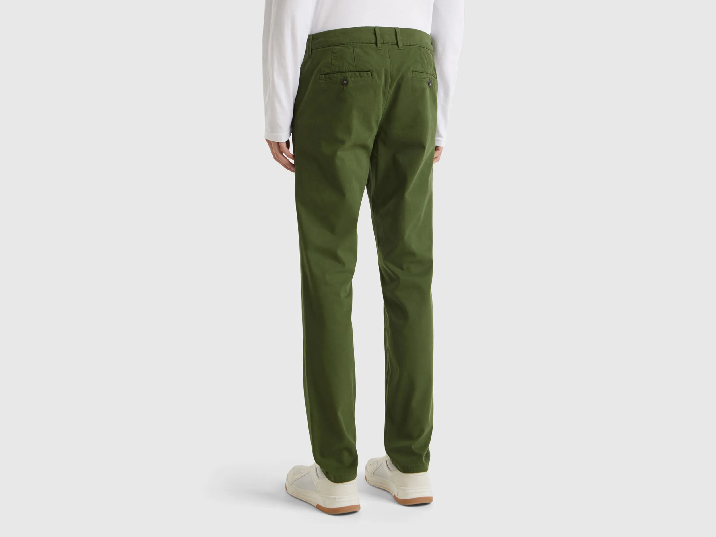 Chinos slim fit verde aceituna
