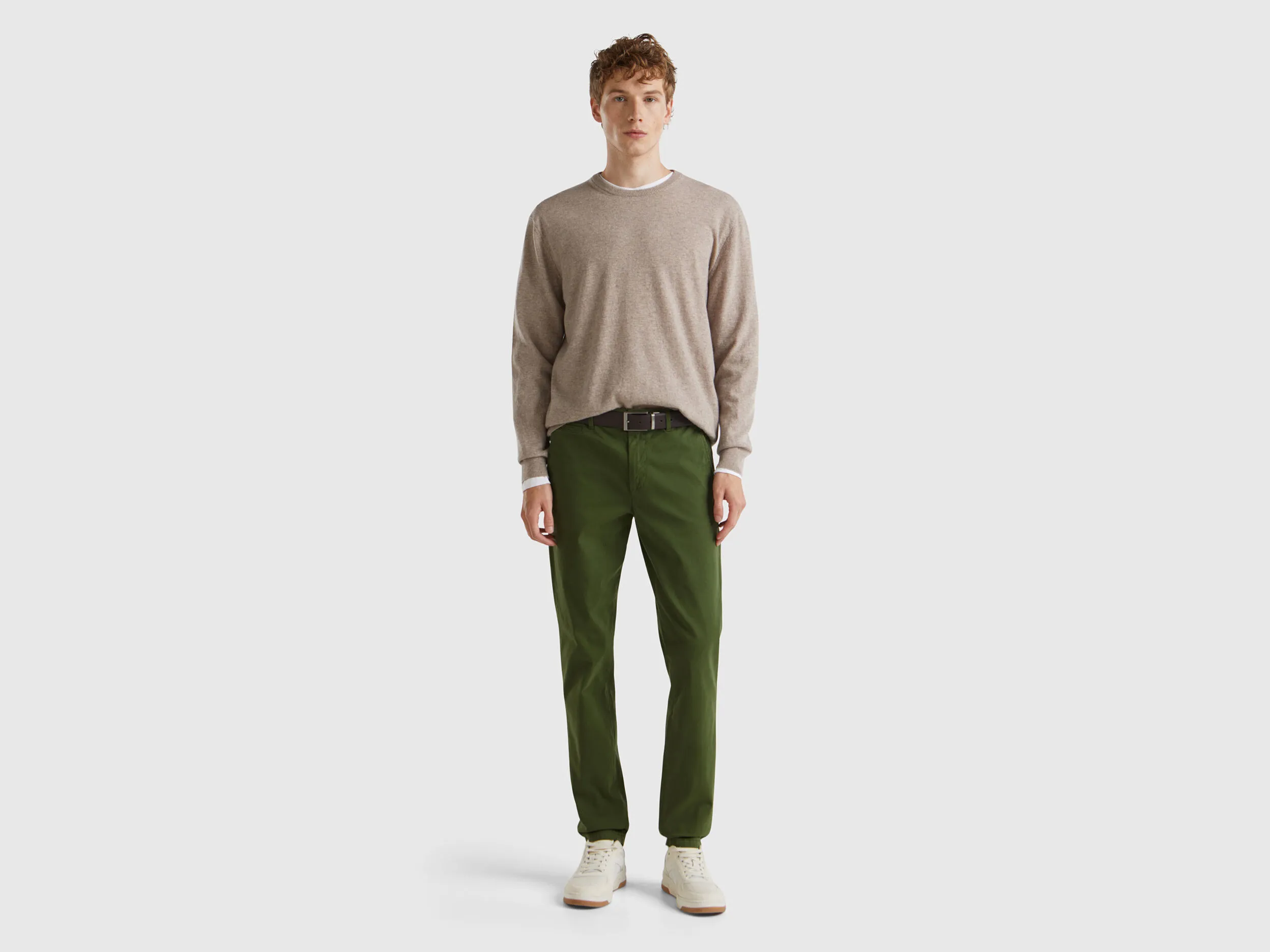 Chinos slim fit verde aceituna