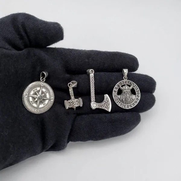 Colgante plata MINI mjolnir
