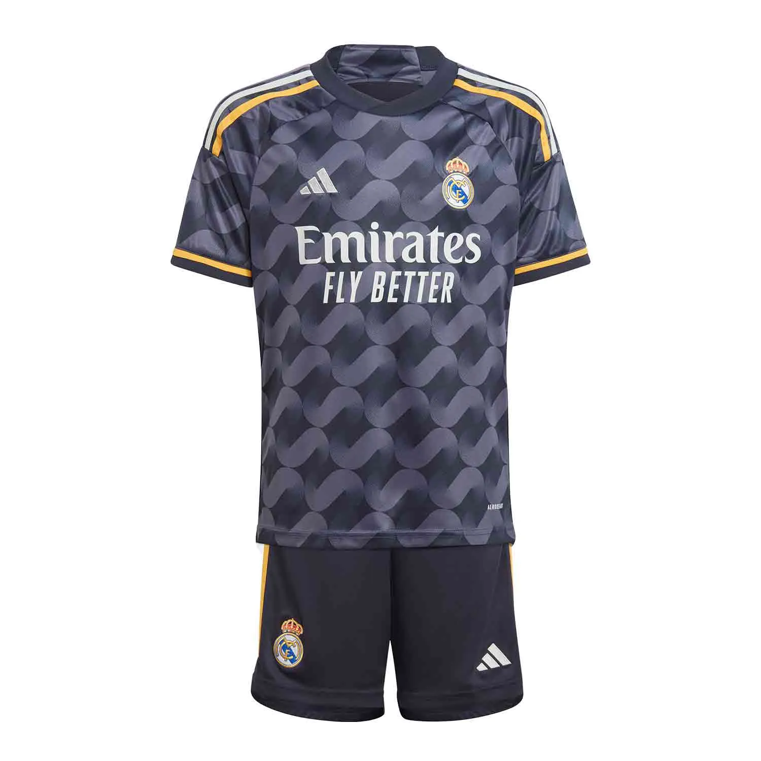 Conjunto adidas 2a Real Madrid Tchouameni niño 2023 2024