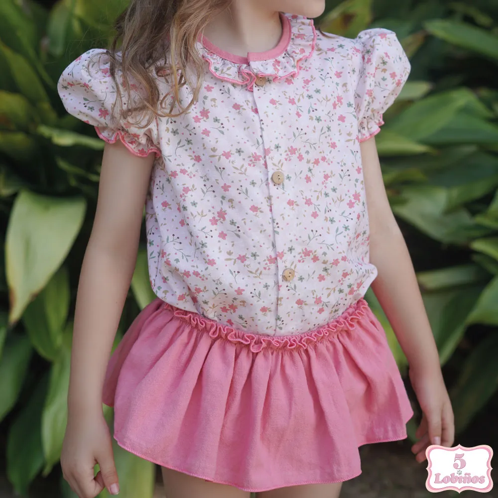 CONJUNTO NIÑA ALMENDRA RANITA Marena