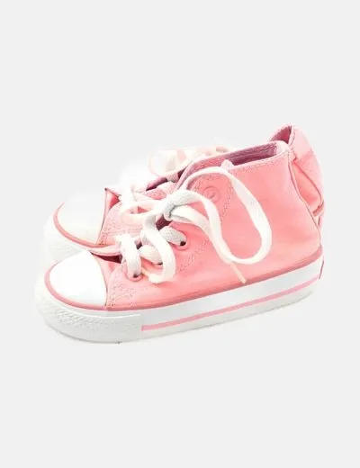 Converse Deportiva rosa cordón