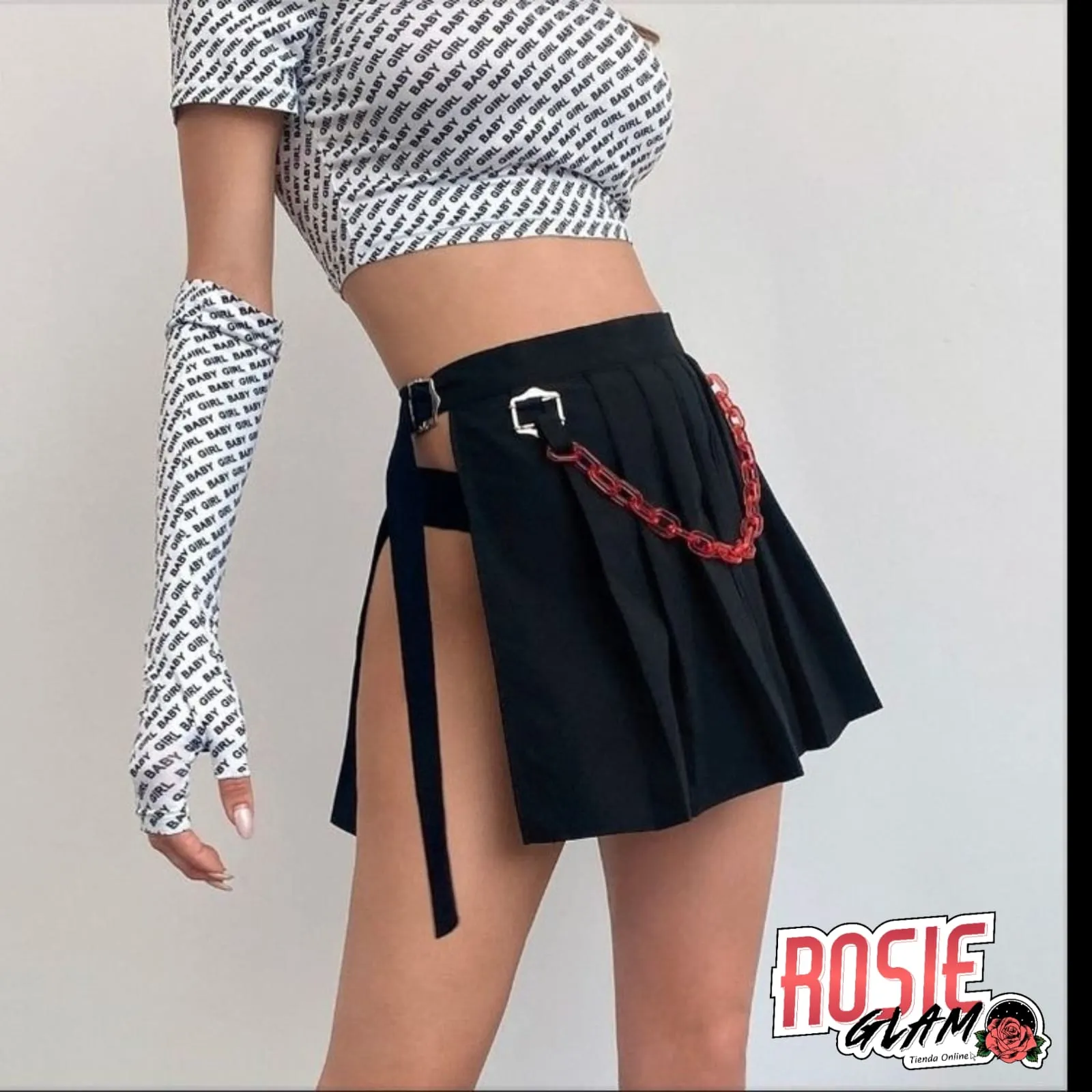 CROP TOP BABY GIRL  ROSIEGLAM