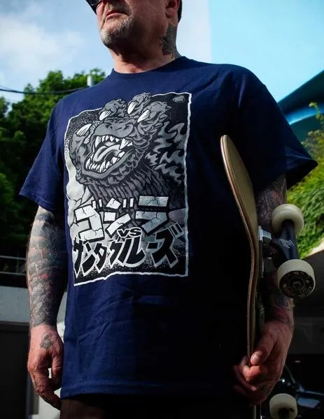 CTA. SANTA CRUZ X GODZILLA HAND FRONT  NAVY