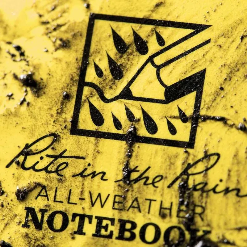 Cuaderno impermeable Rite in The Rain 8x13 cm (Amarillo)