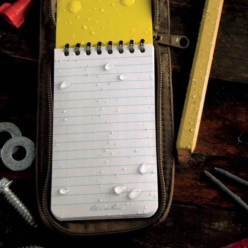 Cuaderno impermeable Rite in The Rain 8x13 cm (Amarillo)