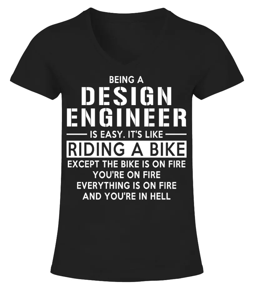 DESIGN ENGINEER  LIMITED EDITION CAMISETA CUELLO PICO MUJER
