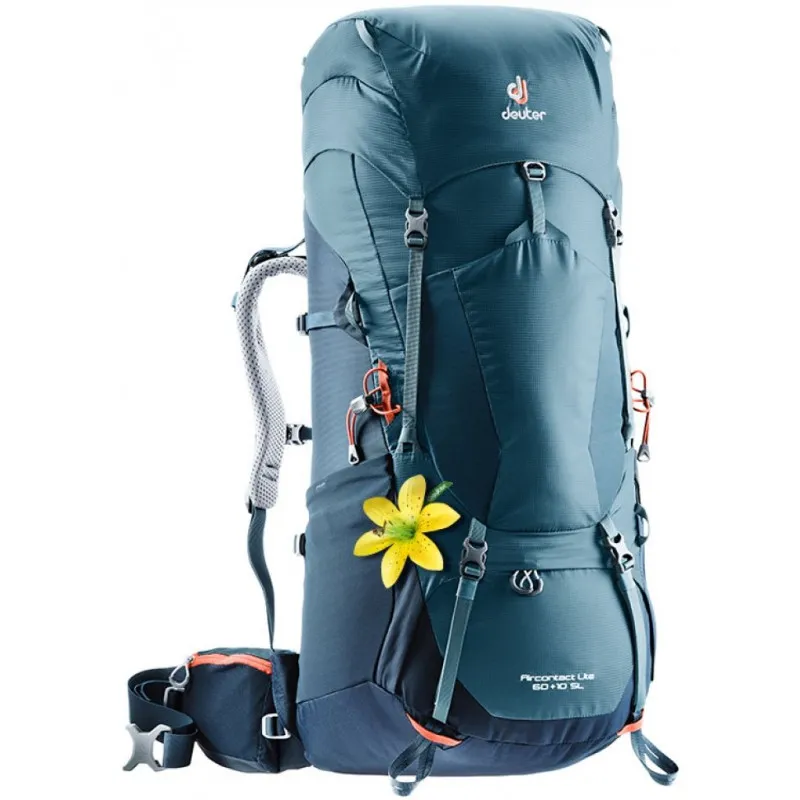 Deuter Aircontact Lite 60 + 10 SL Ártico Azul / azul marino