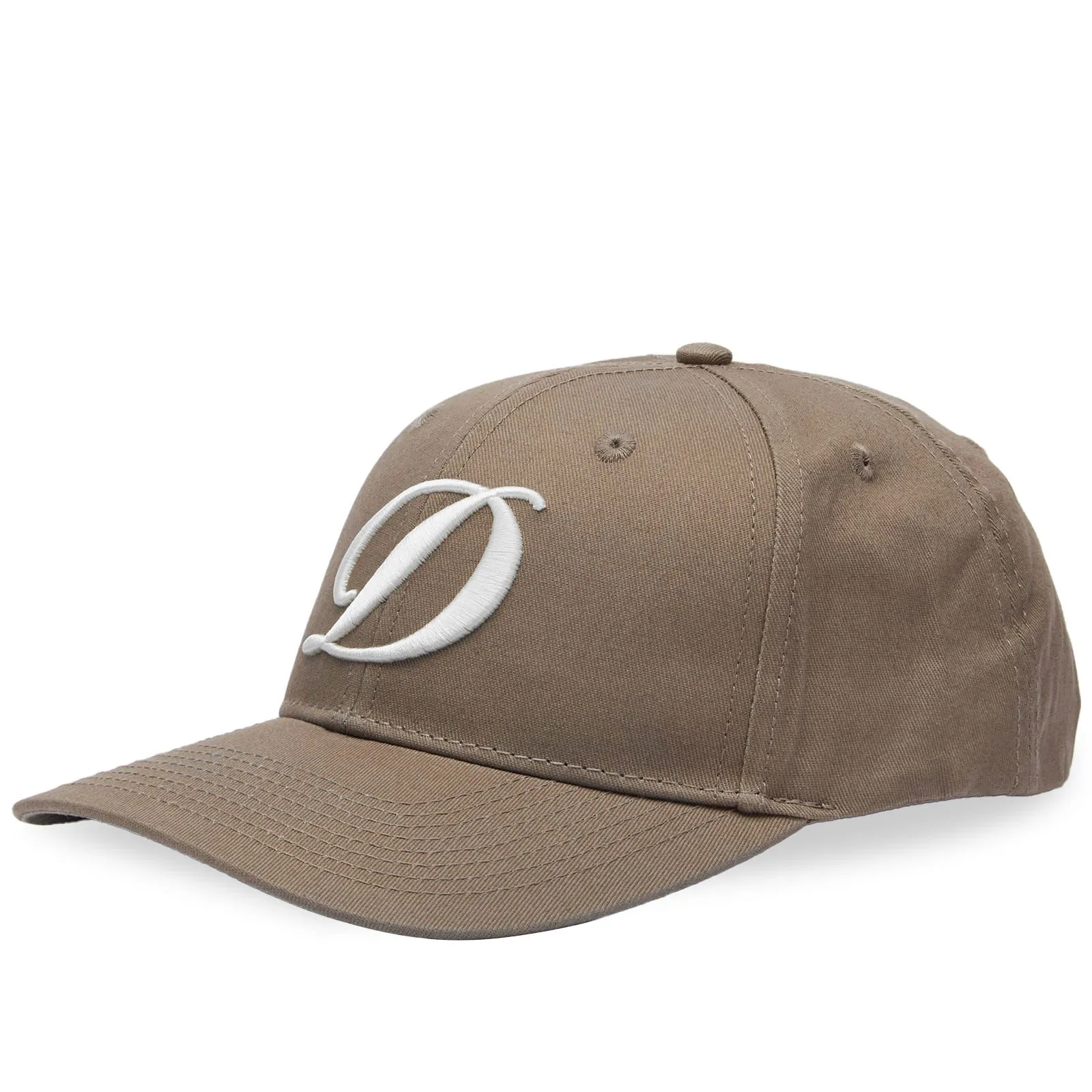 Dime Cursive D Baseball Cap Taupe