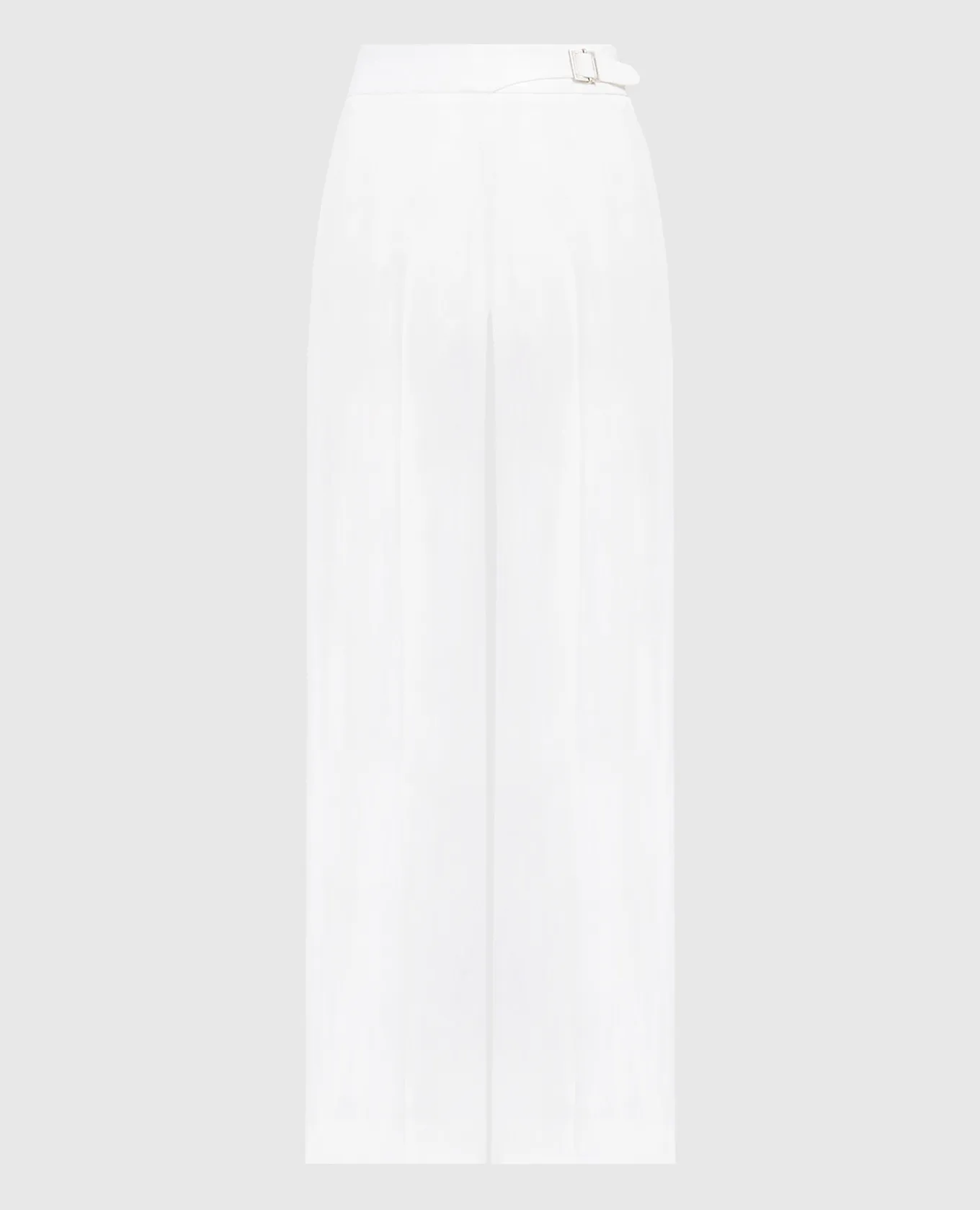 Ermanno Scervino White flared pants with linen