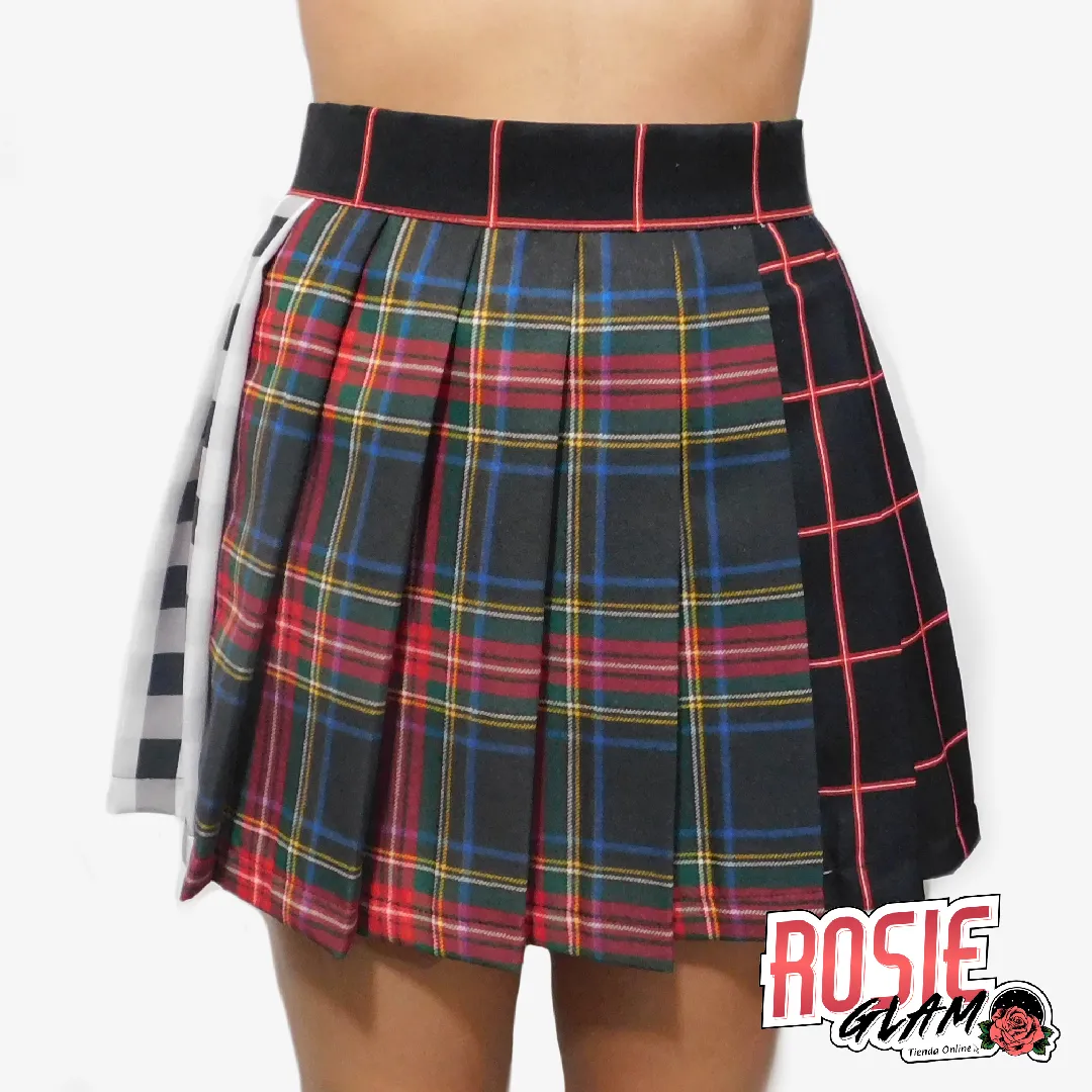FALDA ESCOCESA  ROSIEGLAM