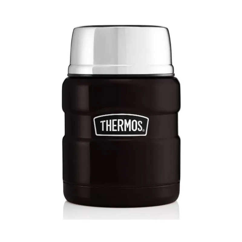 Fiambrera 0,5l Thermos King (Negro Mat)