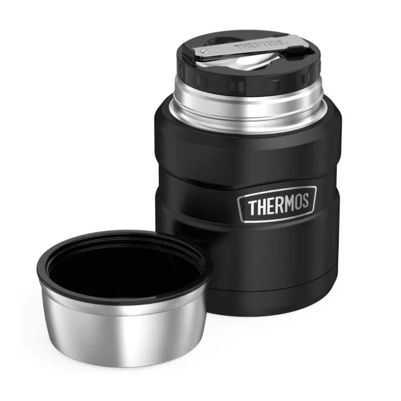 Fiambrera 0,5l Thermos King (Negro Mat)