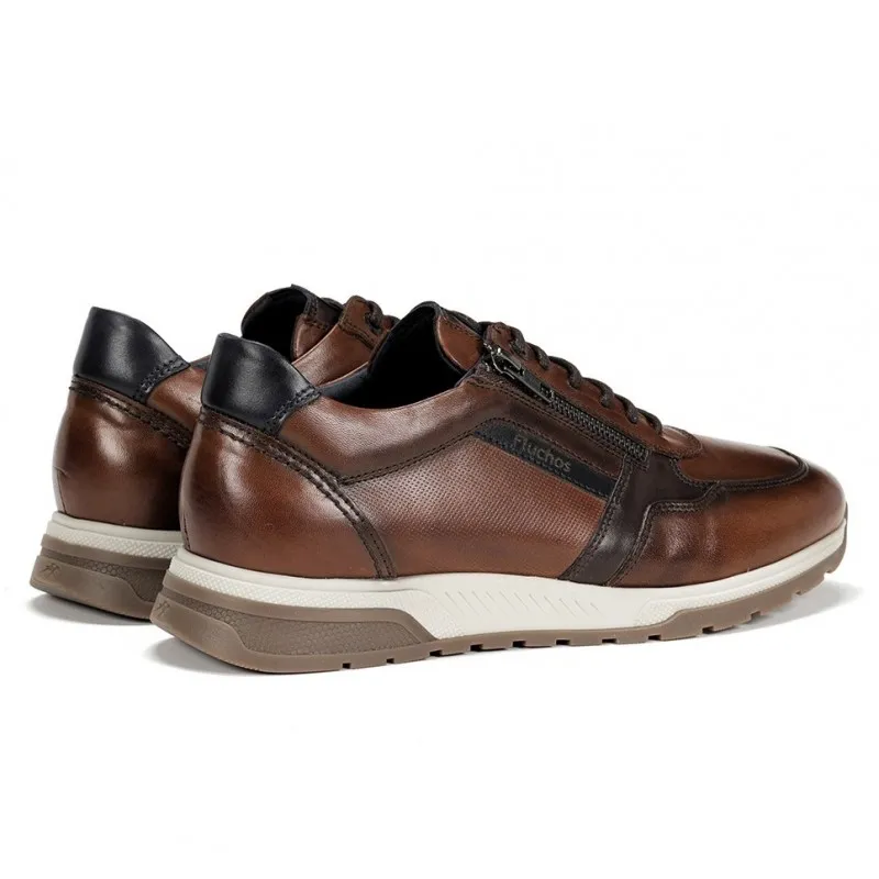 FLUCHOS Louis F1600 Negro y marrón Deportivo casual hombre