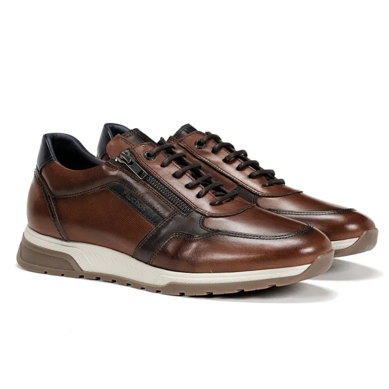 FLUCHOS Louis F1600 Negro y marrón Deportivo casual hombre