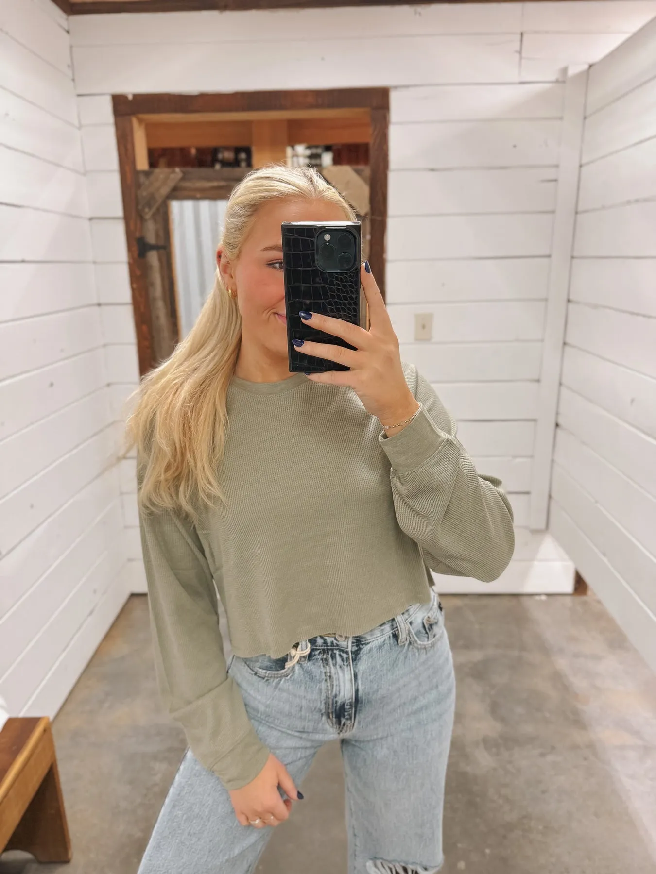 FULL OF LOVE OLIVE GROVE TOP