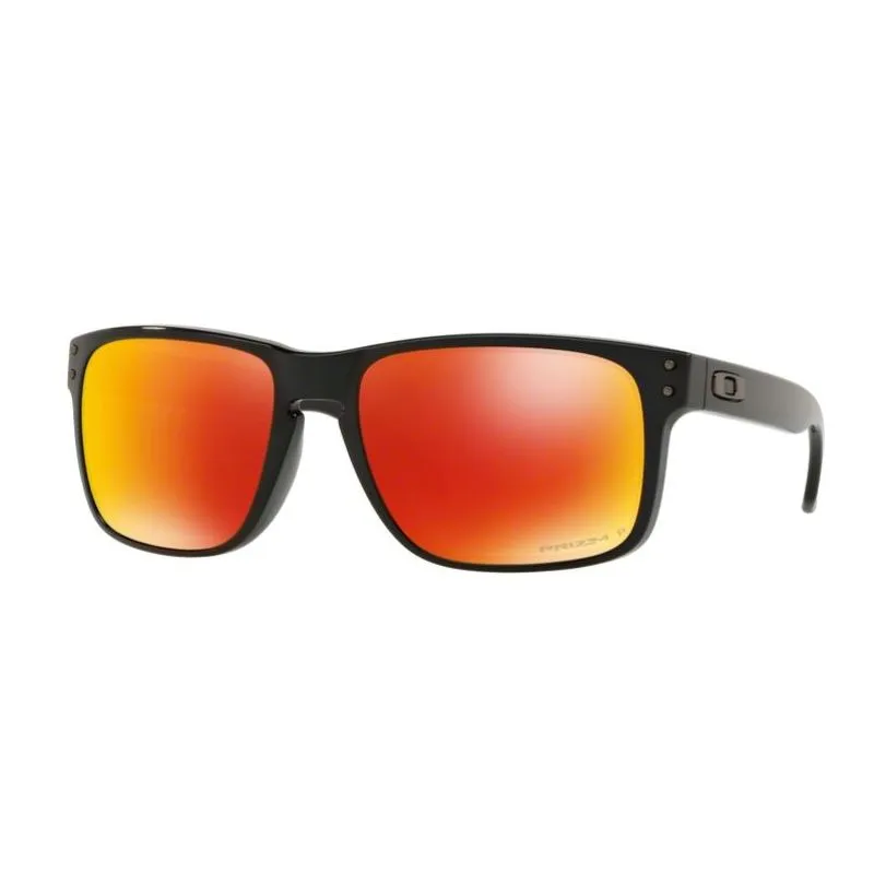 GAFAS DE SOL OAKLEY HOLBROOK™ (NEGRO PULIDO  PRIZM RUBí POLARIZADO)