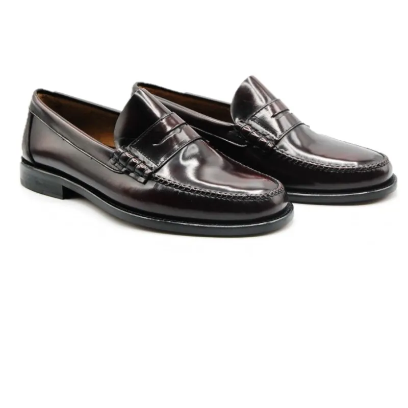 GIL'S CLASSIC 800 Negro, cuero, burdeos y azul Castellano hombre