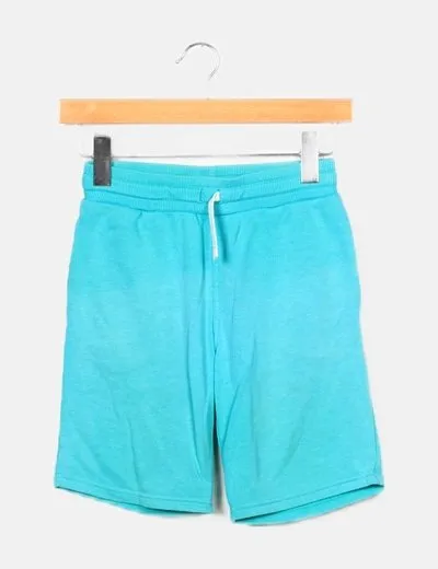 H&M Bermuda verde felpa