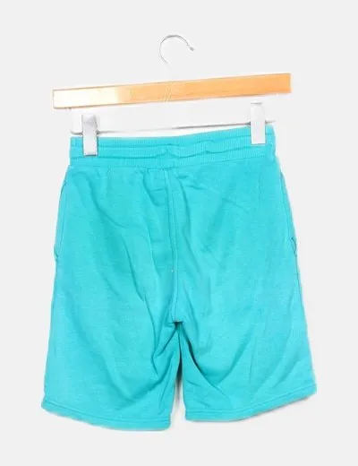 H&M Bermuda verde felpa