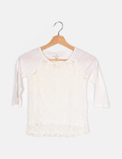 H&M Camiseta blanca combinada