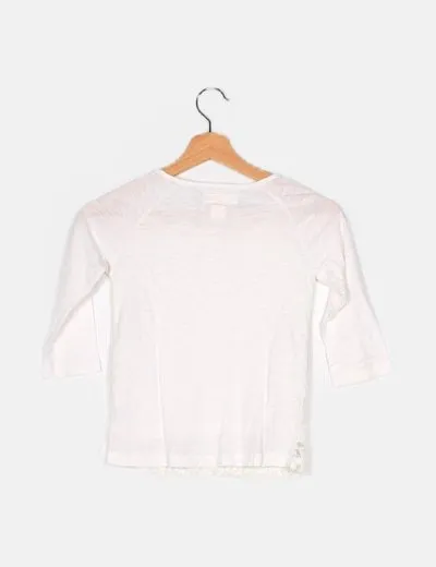 H&M Camiseta blanca combinada