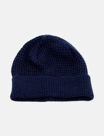 H&M Gorro punto azul